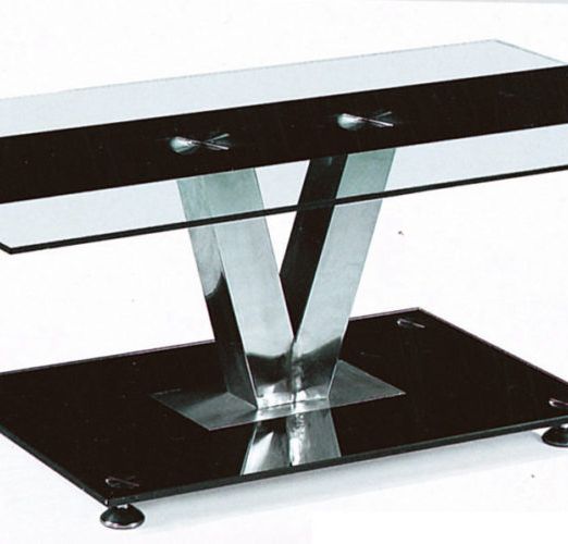 GUERIDON VITRE 611B