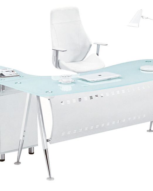 TABLE DE BUREAU VITRÉE B006 (2M)
